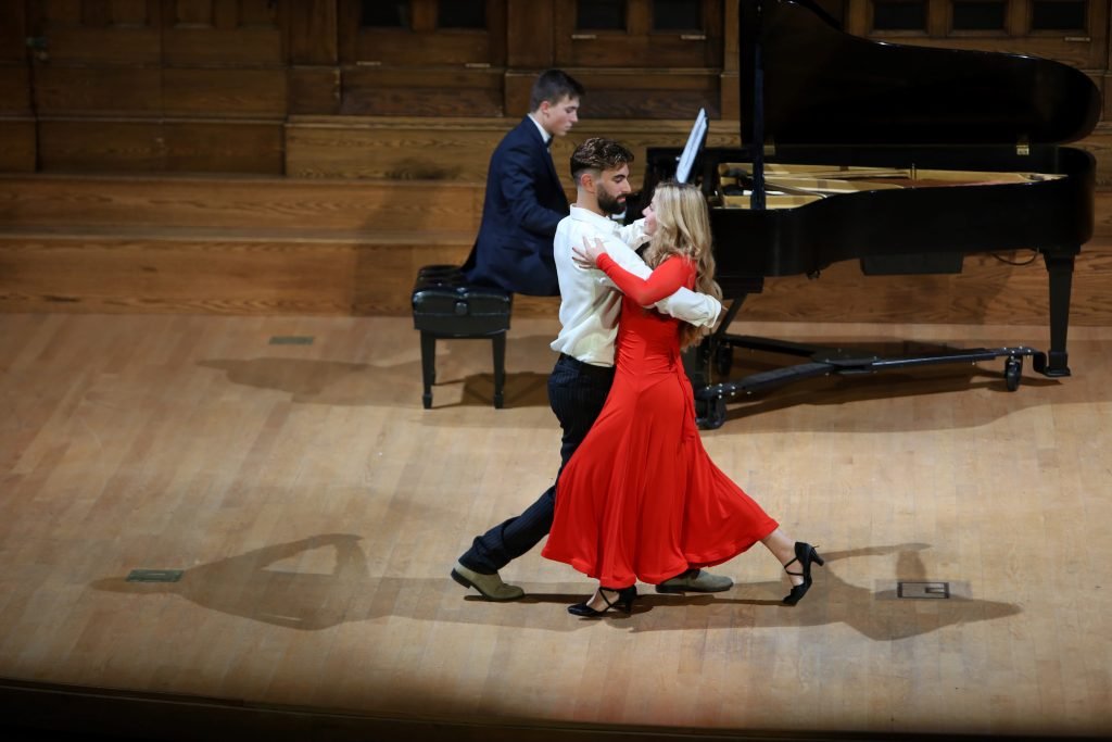 two people dancing tango